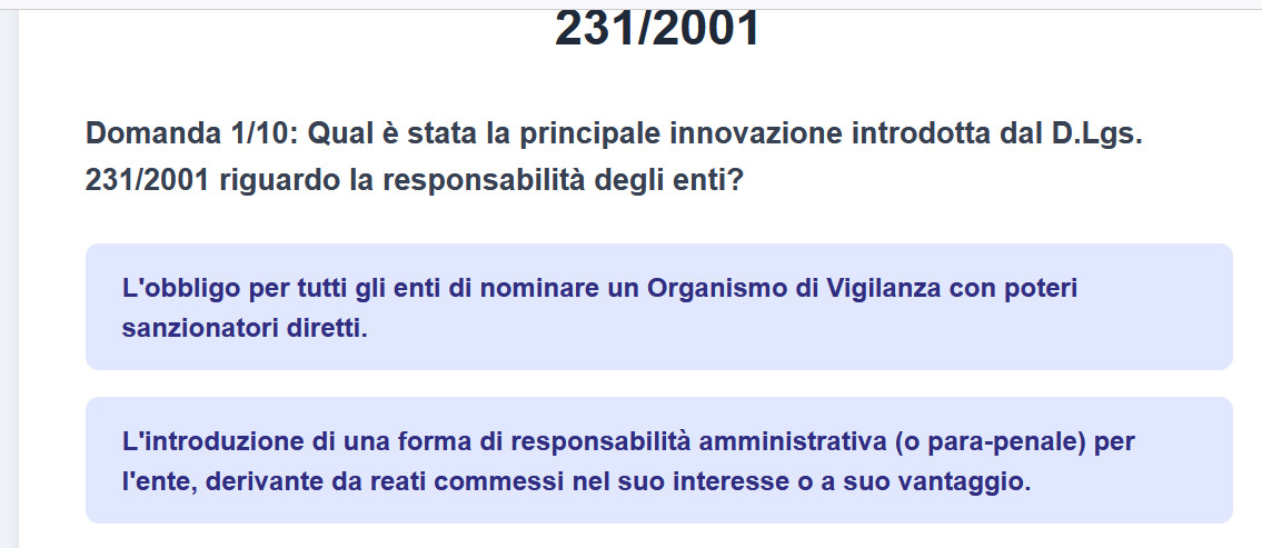 quizz ODV